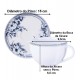 Xícara Para Chá 250ml Azzura Porcelana Tramontina